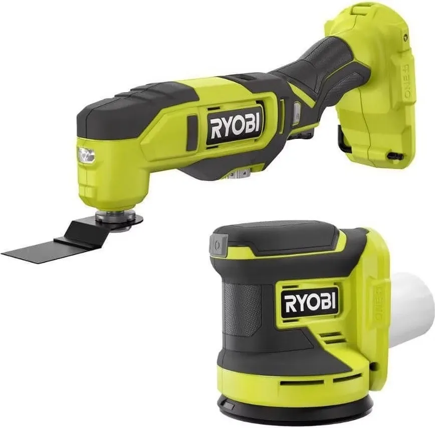 Ryobi One+ 18V Multi-Tool & 5" Orbit Sander Combo (Tools Only)