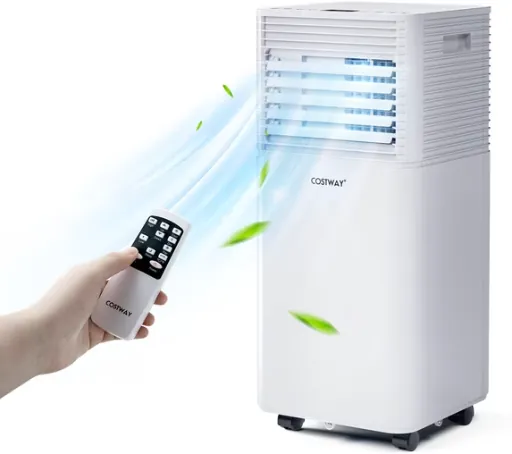 Costway 6000BTU (10000 BTU ASHRAE) Portable Air Conditioner 3-in-1 Air Cooler