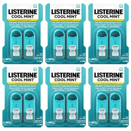 12-Count Listerine Pocketmist Oral Care Mist (7.7 mL each)