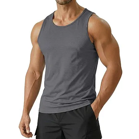PINSPARK Men's UPF 50+ Quick Dry Sleeveless Athletic Tank Tops (various)