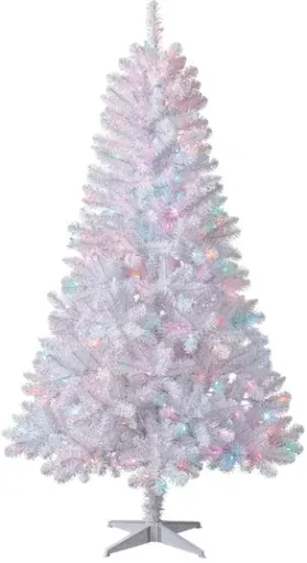6.5' Pre-Lit Madison Pine Artificial Christmas Tree with Color-Changing LED Lights