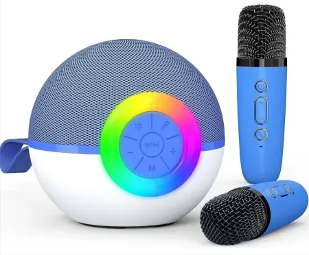 Mixfeer Karaoke Machine w/ Two Wireless Mics