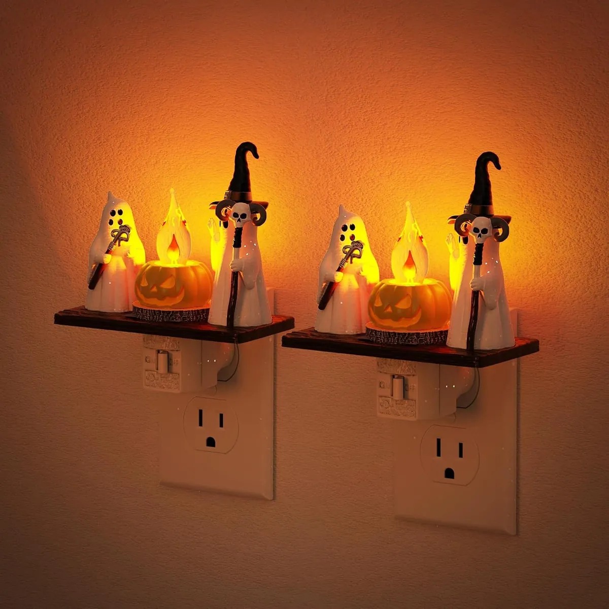 JandCase Halloween Night Light 2 Pack