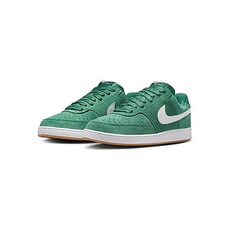 Nike Men's Court Vision Low Flyease V2 Shoes (Evergreen Aura / White)