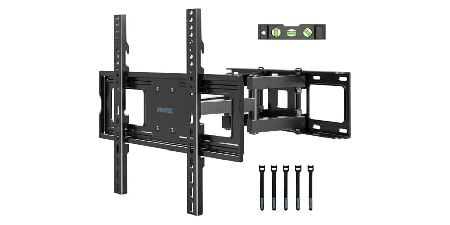 BONTEC Full Motion TV Wall Mount for 23-70 Inch TVs