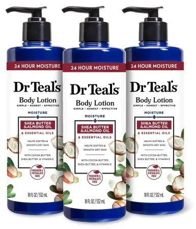 3-Pack Dr Teal's Body Lotion (18oz each)
