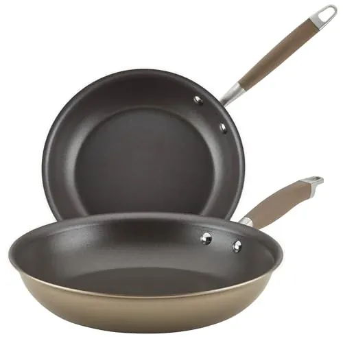 Anolon Advanced Home Non Stick Frying Pans Set (10.25" and 12.75")