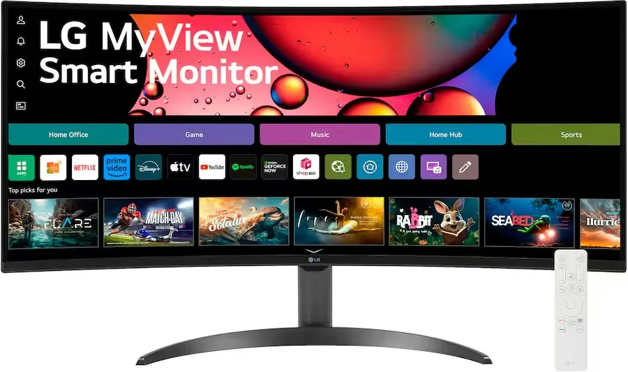 LG 34" WQHD 100Hz Smart Monitor
