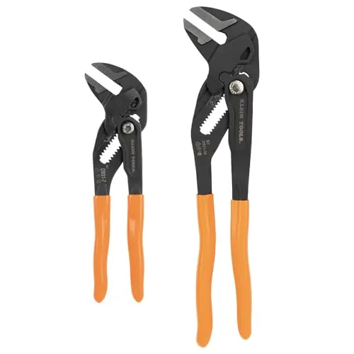 Klein Tools Adjustable Pliers Wrench Set, 2-Piece 7-Inch and 10-Inch