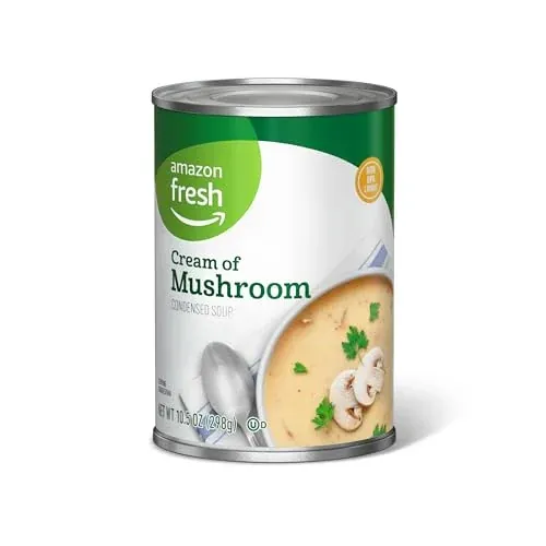 Amazon Fresh Cream of Mushroom Soup 10.5 Ounce