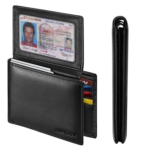 Runbox RFID-Blocking Bifold Leather Wallet