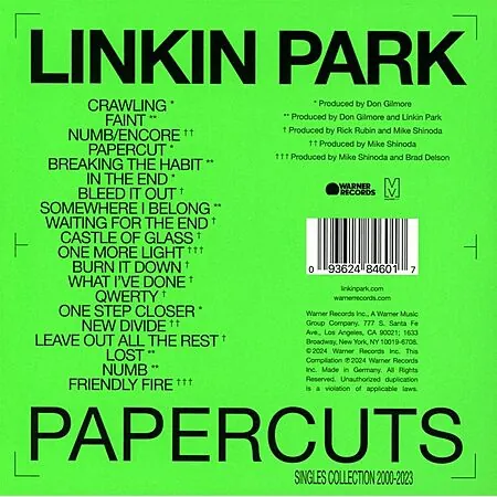 Linkin Park: Papercuts (Audio CD)