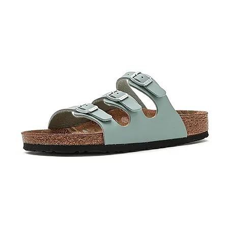 Birkenstock Women's Florida 3-Strap Printed Footbed Slide Sandals (2 Colors)