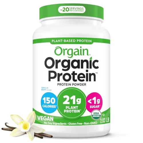 Orgain Organic Vanilla Protein Powder 2.03lb