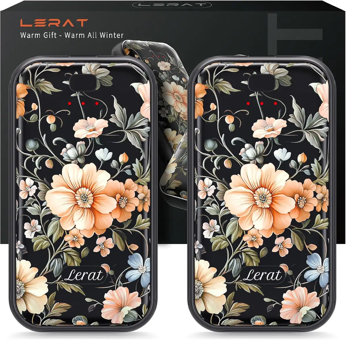 Rechargeable Hand Warmers 2-Pack- Floral Print