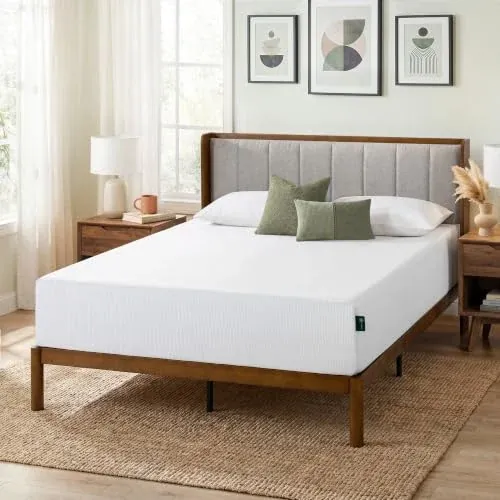 Zinus 12 Inch King Green Tea Cooling Memory Foam Mattress