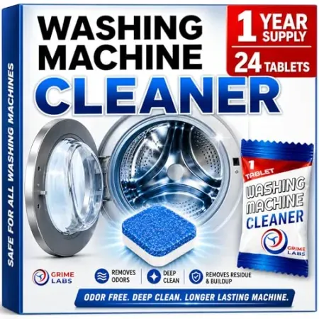 24-Count Grime Labs Washing Machine Cleaner Tablets