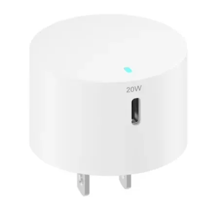 onn 20W Single USB-C Port Wall Charger w/ Foldable Plug