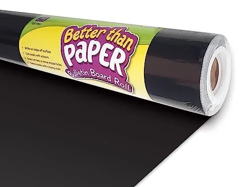 Teacher Created Resources Black Better Than Paper Bulletin Board Roll