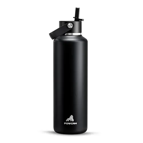 POWCAN 24-Oz Slim Insulated Water Bottle