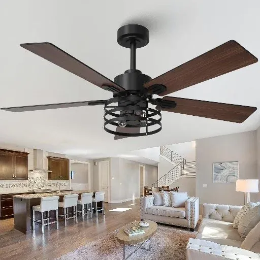 Vaczon 52" Farmhouse Ceiling Fan w/ Light