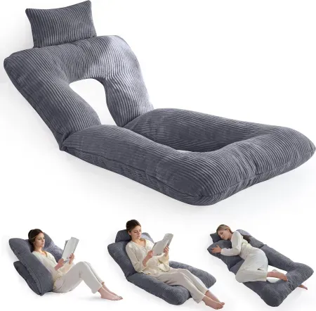 HIGOGOGO Reading Sit Up Support Back Pillow