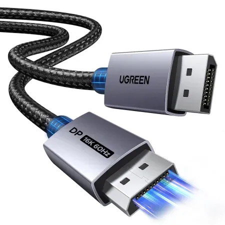 6.6' UGREEN 80Gbps Up to 16K 60Hz DisplayPort 2.1 Cable