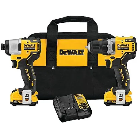 DeWALT Xtreme 12V Max XR Brushless DrilI/Impact Driver Kit w/ 2x 2Ah Batteries
