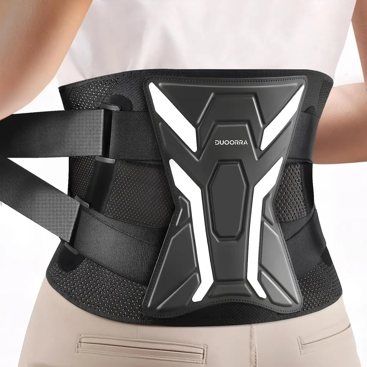 Lower Back Brace Support Stays by Duoorra