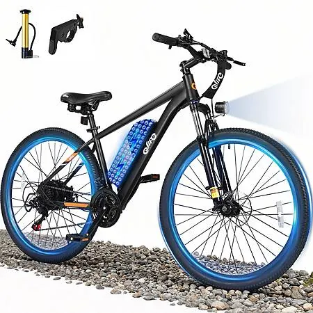 26" Qlife Race Adult 7.8Ah Electric Mountain Bike (Black)