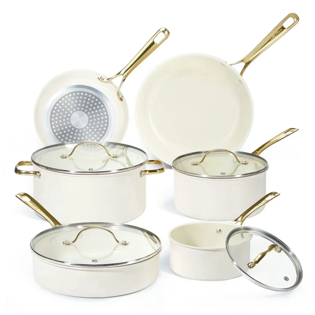 Chef Power 10-Piece Ceramic Non-Stick Cookware Set