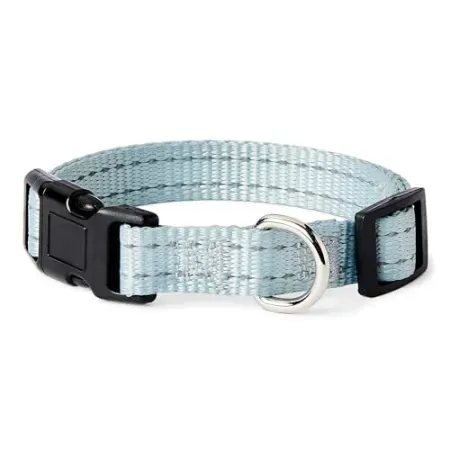 Amazon Basics Reflective Polyester Dog Collar