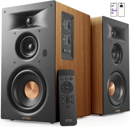 ULTIMEA 3-Way BS-3 Powered Bookshelf Speakers