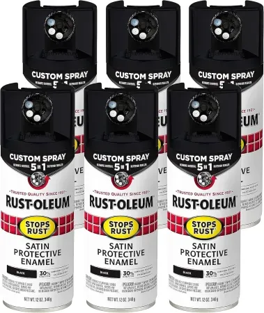 6-Pack 12oz Rust-Oleum Stops Rust Custom Spray 5-in-1 Spray Paint