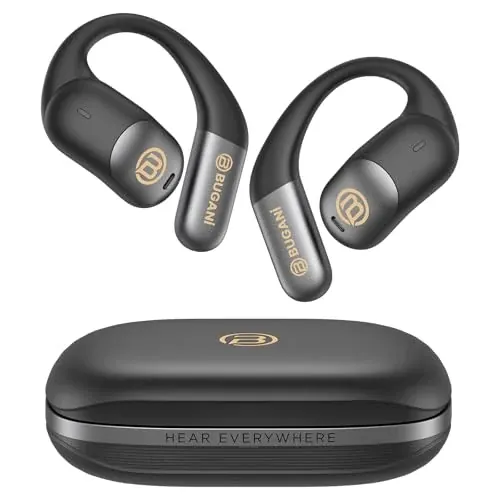 BUGANI Open Ear Headphones 40H Playtime IPX5