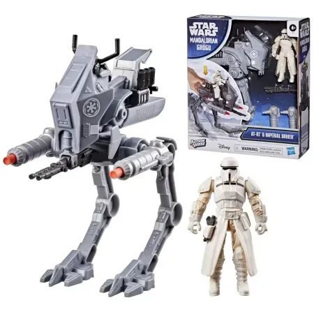 Star Wars ActionVerse 8.3" AT-RT Vehicle & 4.5" Imperial Remnant AT-RT Driver Action Figure Set