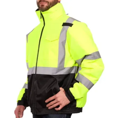 Bass Creek Outfitters Men's Oxford Insulated Safety Work Jacket