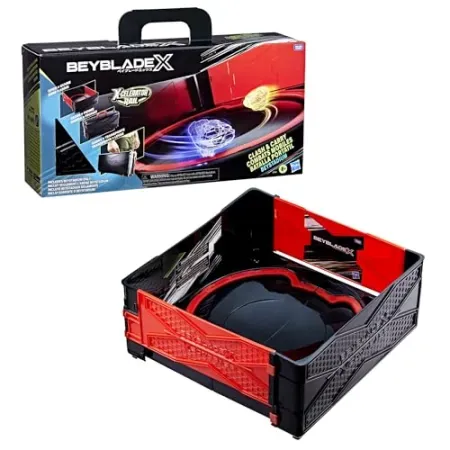 Beyblade X Clash & Carry Beystadium Battle Arena Spinning-Top Toy