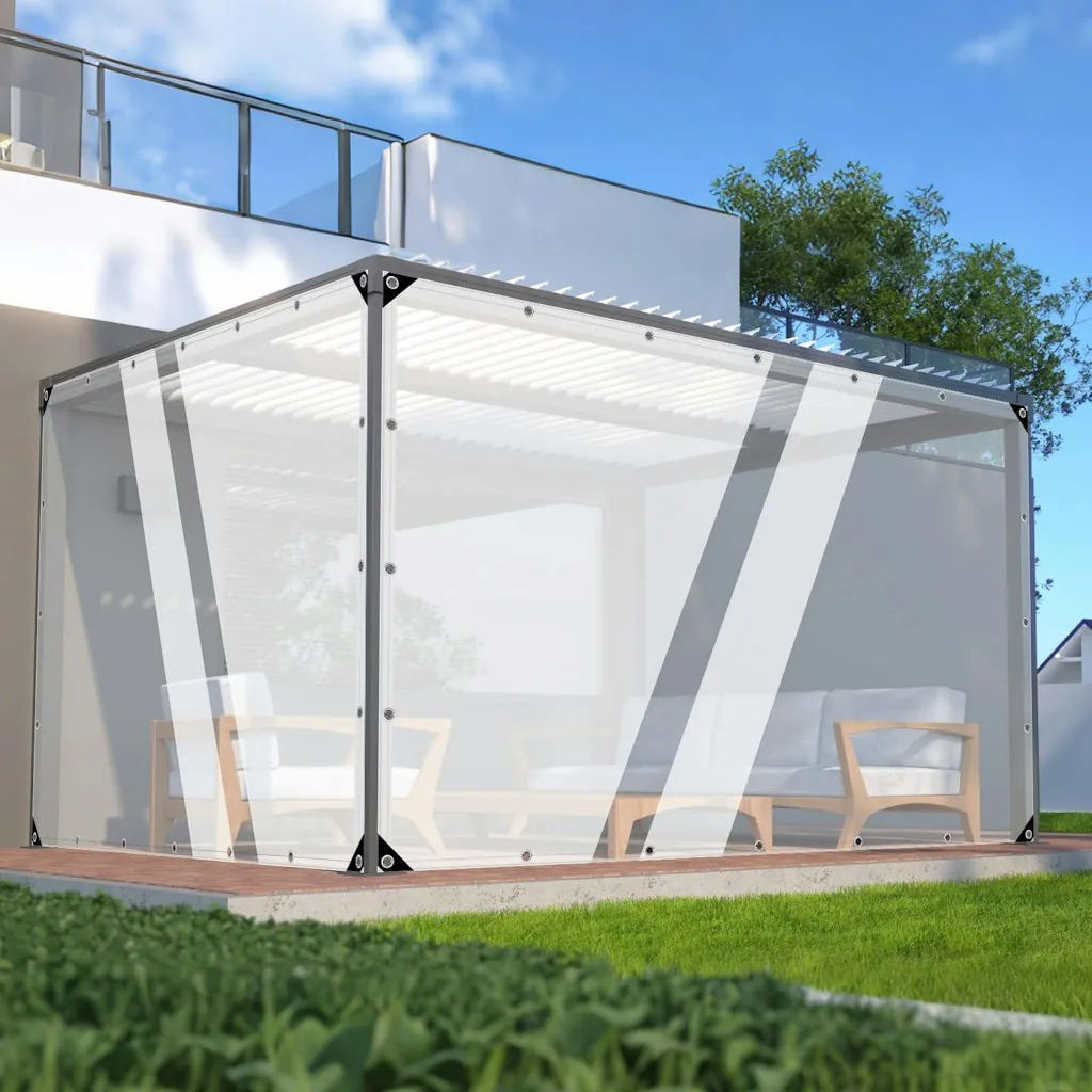 8x10-Foot Clear Tarp