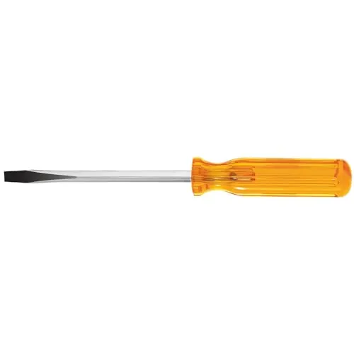 Klein Tools BD306 5/16-Inch Flat Head Screwdriver with 6-Inch Square Shank