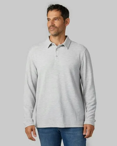 32 Degrees Men's Everyday Comfort Long Sleeve Polo