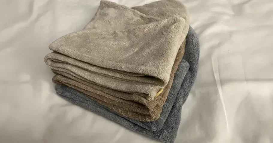 Microfiber Hair Towel 3-Pack