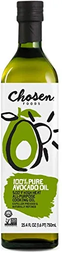 6 Bottles Chosen Foods 100% Pure Avocado Oil (25.4oz each)