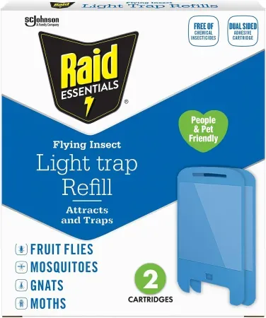 2-Count Raid Essentials Flying Insect Light Trap Refill Cartridges