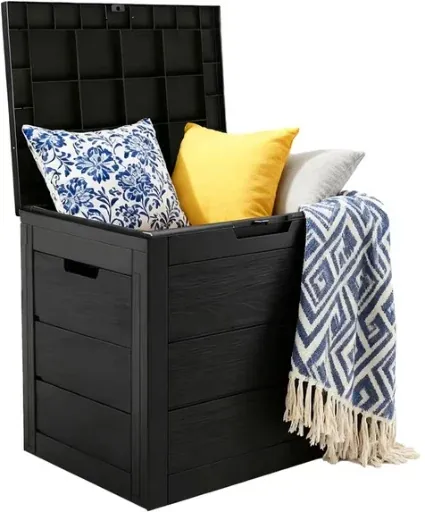 35-Gallon Waterproof Resin Lockable Deck Box
