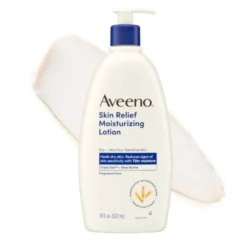 Aveeno Skin Relief Moisturizing Lotion 18-oz (Fragrance-Free)