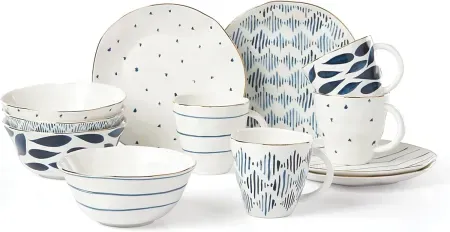 12-Piece Lenox Blue Bay Dessert Set
