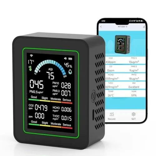 10-in-1 Smart WiFi Air Quality Monitor