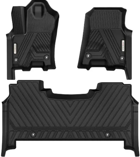 YITAMOTOR Floor Mats for Ram 1500 Crew Cab with Under-Seat Storage