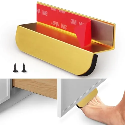 Under Cabinet Foot Pull for Trash Drawer 4"